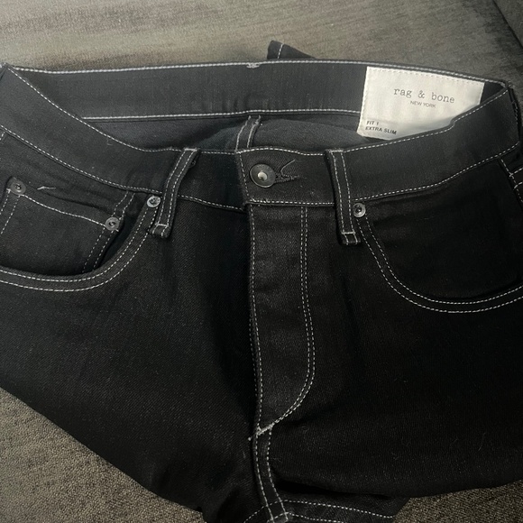 Black Rag and Bone jeans - Picture 1 of 2